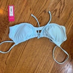 Light Blue Swimsuit Top